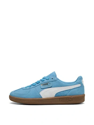 Pink Puma Palermo Leather Sneakers In Blue