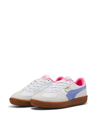 Pink Puma Palermo Sneaker In White