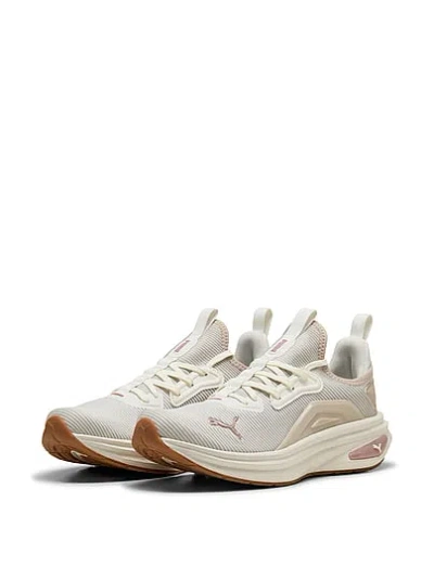 Pink Puma Softride Enzo 6 Hype Sneakers In White