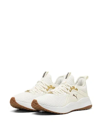 Pink Puma Softride Karma Animal Sneakers In White