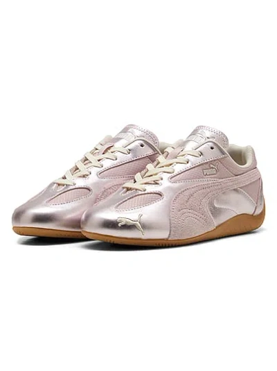 Pink Puma Speedcat Lou Metallic Sneakers In