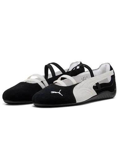 Pink Puma Speedcat Suede Ballet Flats In Multi