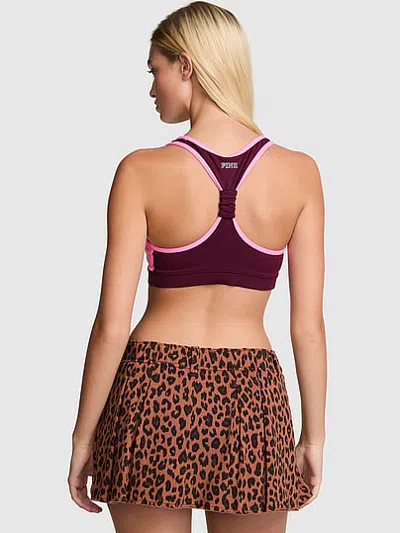 Pink Relay™ Colorblock Sports Bra In Purple