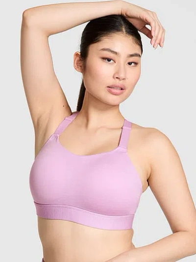 Pink Relay Criss-cross High-support Sports Bra In Purple