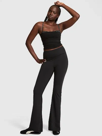 Pink Relay™ Flare Leggings In Black