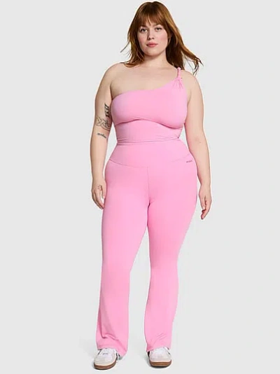 Pink Relay Flare Leggings In