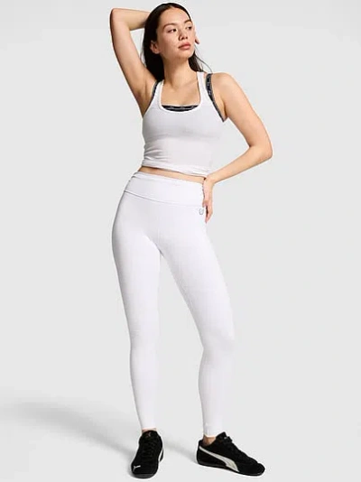 Pink Relay™ Ruched Leggings In White