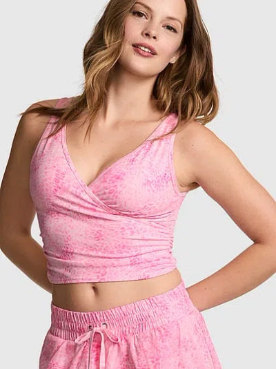 Pink Relay™ Ruched Wrap Bra Tank In