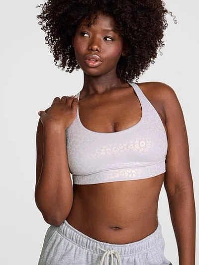 Pink Relay™ Scoop T-back Sports Bra In White