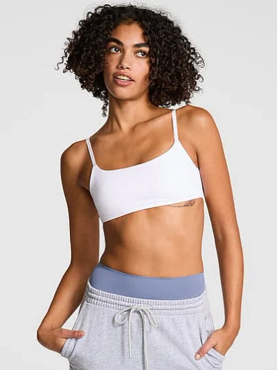 Pink Relay Square-neck Sports Bra