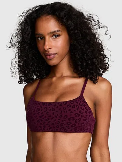 Pink Relay™ Square-neck Sports Bra In Print