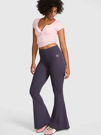 Pink Relay™ Twist-band Super Flare Leggings In Purple