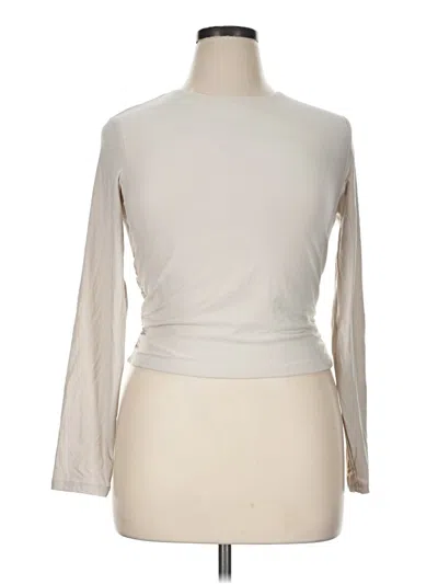 Pre-owned Pink Republic 3/4 Sleeve T-shirt In Ivory