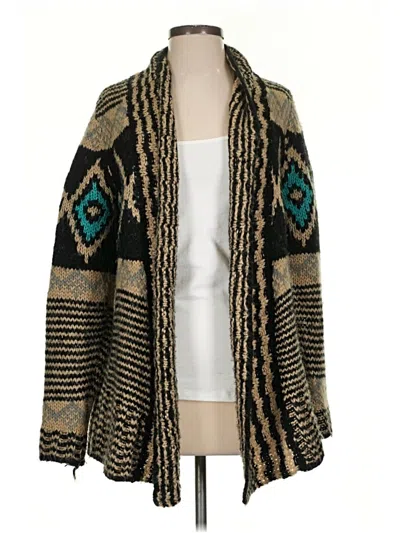 Pre-owned Pink Republic Cardigan Sweater In Brown