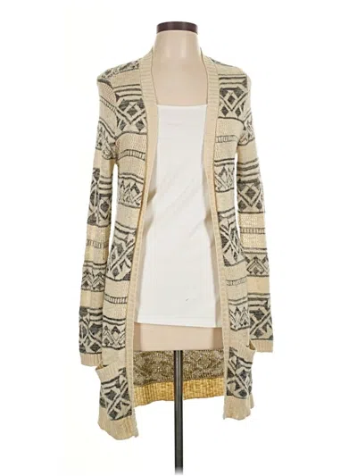 Pre-owned Pink Republic Cardigan Sweater In Brown