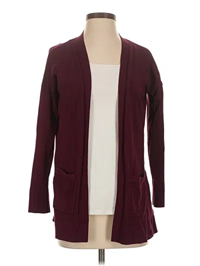 Pre-owned Pink Republic Cardigan Sweater In Burgundy