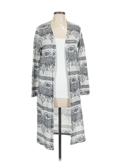 Pre-owned Pink Republic Cardigan Sweater In Gray