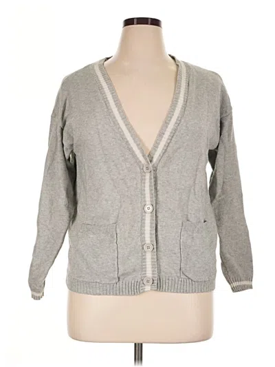 Pre-owned Pink Republic Cardigan Sweater In Gray