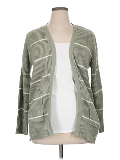 Pre-owned Pink Republic Cardigan Sweater In Green