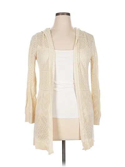 Pre-owned Pink Republic Cardigan Sweater In Ivory
