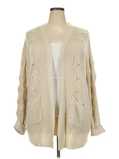 Pre-owned Pink Republic Cardigan Sweater In Ivory