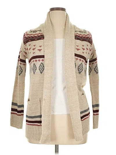 Pre-owned Pink Republic Cardigan Sweater In Tan