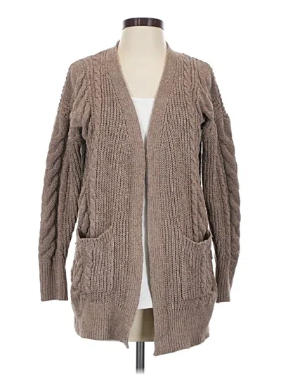 Pre-owned Pink Republic Cardigan Sweater In Tan