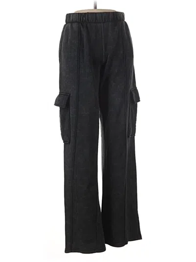 Pre-owned Pink Republic Cargo Pants In Black