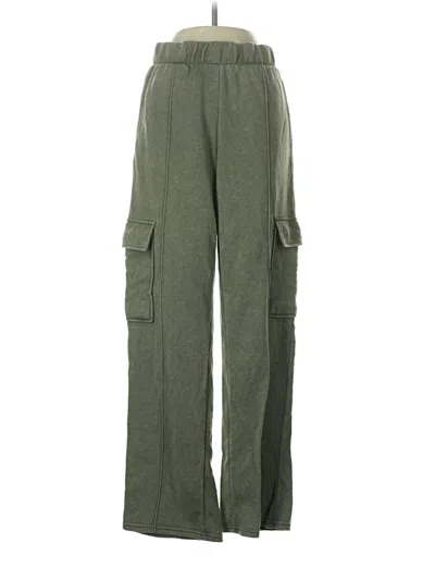 Pre-owned Pink Republic Cargo Pants In Green