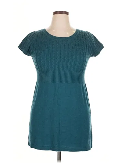 Pre-owned Pink Republic Casual Dress In Teal