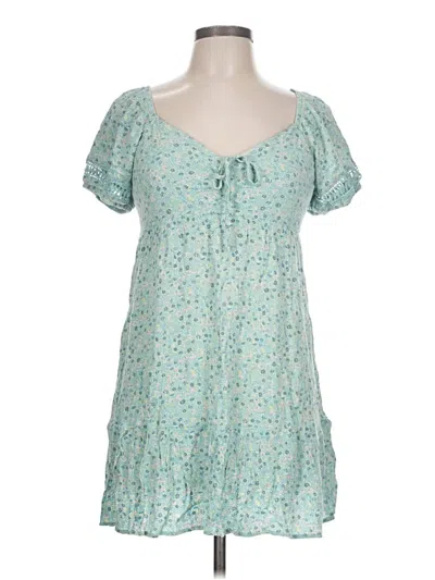 Pre-owned Pink Republic Casual Dress In Teal