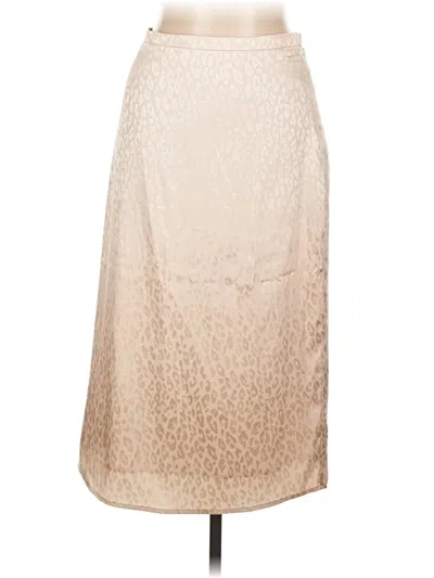 Pre-owned Pink Republic Formal Skirt In Tan