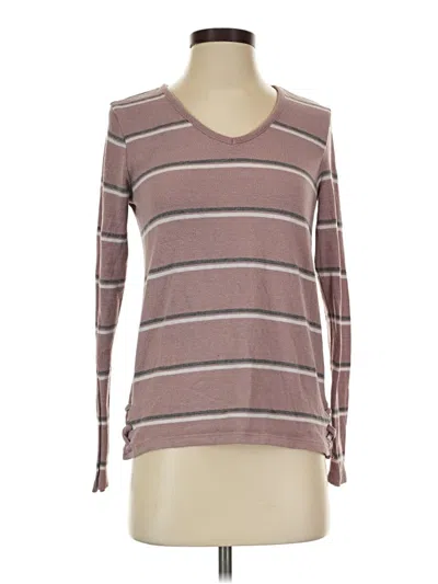 Pre-owned Pink Republic Long Sleeve T-shirt In Brown