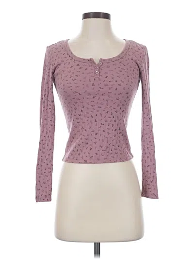 Pre-owned Pink Republic Long Sleeve T-shirt In Pink