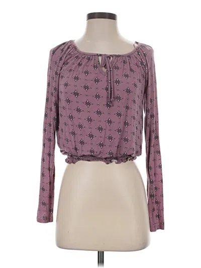 Pre-owned Pink Republic Long Sleeve T-shirt In Purple