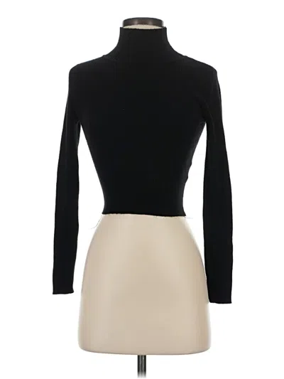 Pre-owned Pink Republic Long Sleeve Turtleneck In Black