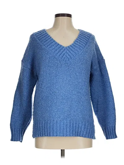 Pre-owned Pink Republic Pullover Sweater In Blue