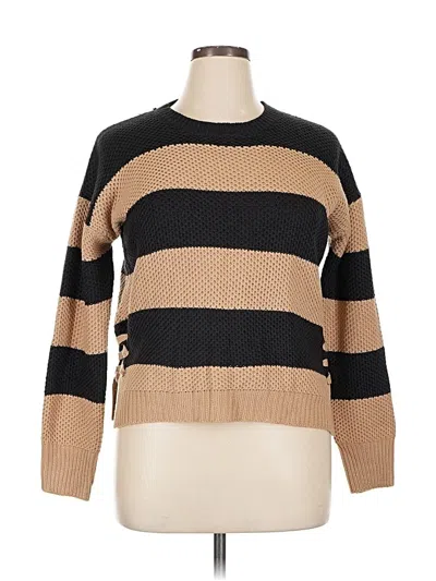Pre-owned Pink Republic Pullover Sweater In Brown