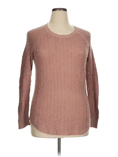 Pre-owned Pink Republic Pullover Sweater In Brown