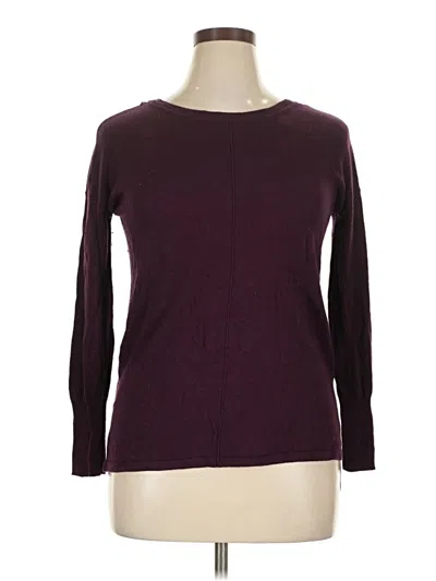 Pre-owned Pink Republic Pullover Sweater In Burgundy