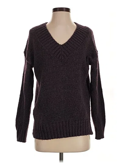 Pre-owned Pink Republic Pullover Sweater In Burgundy