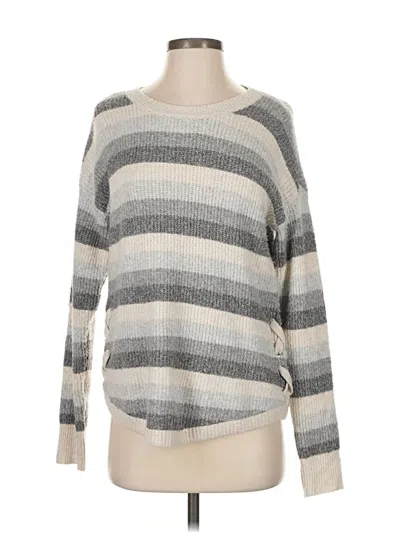 Pre-owned Pink Republic Pullover Sweater In Gray