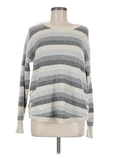 Pre-owned Pink Republic Pullover Sweater In Gray