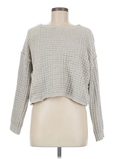 Pre-owned Pink Republic Pullover Sweater In Gray