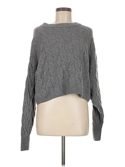 Pre-owned Pink Republic Pullover Sweater In Gray