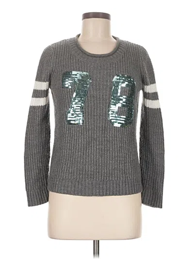 Pre-owned Pink Republic Pullover Sweater In Gray