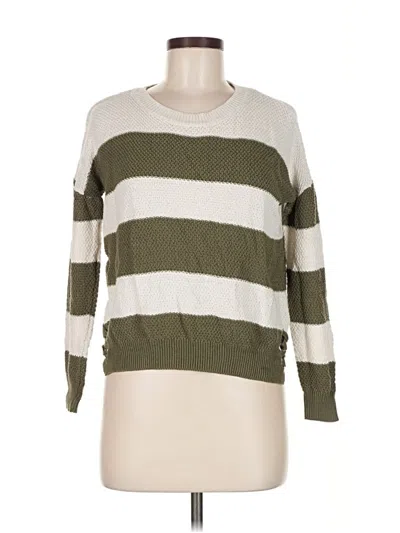 Pre-owned Pink Republic Pullover Sweater In Green