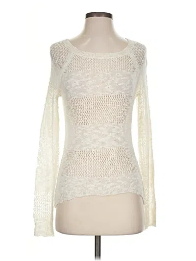 Pre-owned Pink Republic Pullover Sweater In Ivory