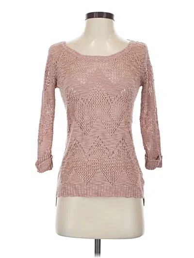 Pre-owned Pink Republic Pullover Sweater In Pink