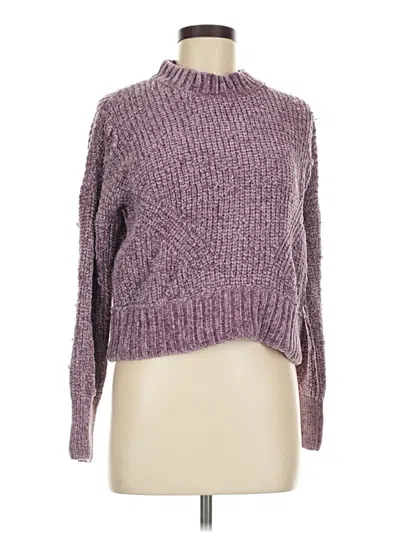 Pre-owned Pink Republic Pullover Sweater In Purple